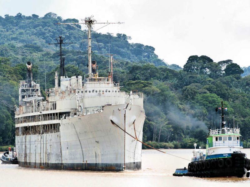 USS-Sperry-TUG-RACHEL Gatun Lake